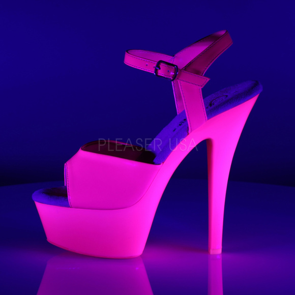 Glow High Heel Platform Shoes - Picture 2 of 4
